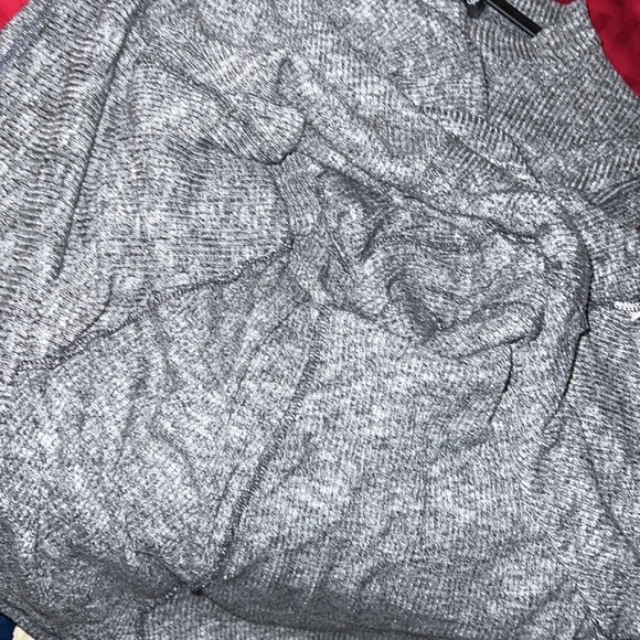 Aiden Y grey ribbed knit mini  dress Sz S - Picture 11 of 11